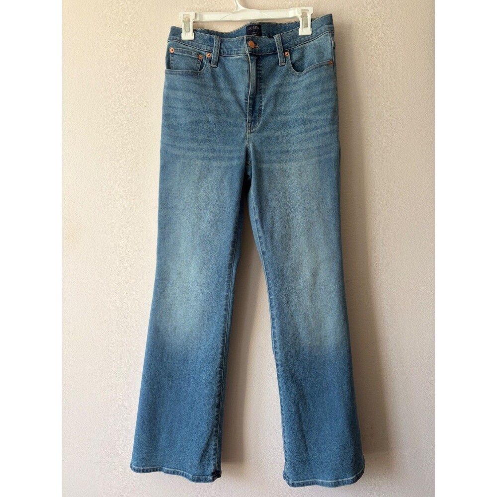 J.Crew Factory Ankle Flare Jeans Women’s 30 Tall Blue Wash Denim NWOT